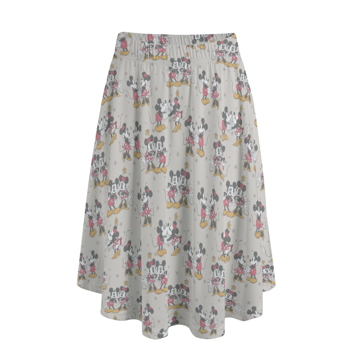 Retro Mouse & Partner - Women's Pocket Midi Skirt