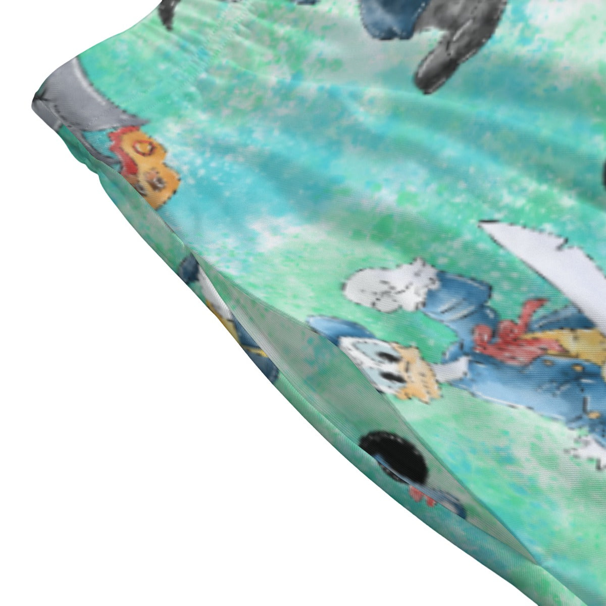Pirate Crew Watercolor Adventure - Women's Pocket Midi Skirt