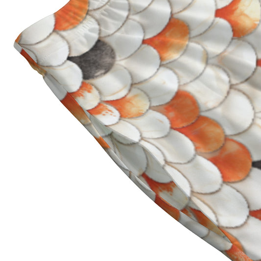 Animal Print - Koi Fish - Women's Pocket Midi Skirt