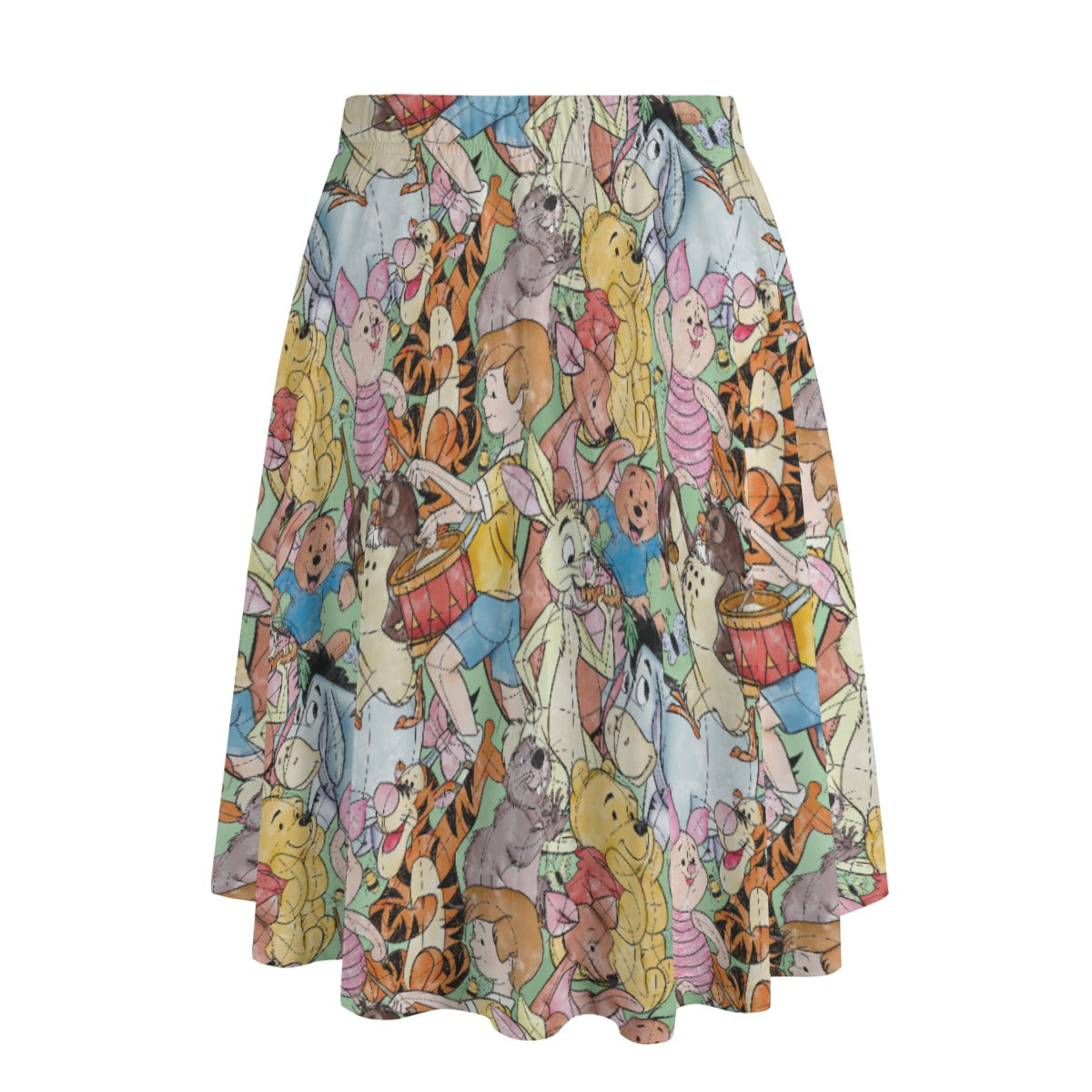 Sketched Hundred Acre Crew - Women's Pocket Midi Skirt
