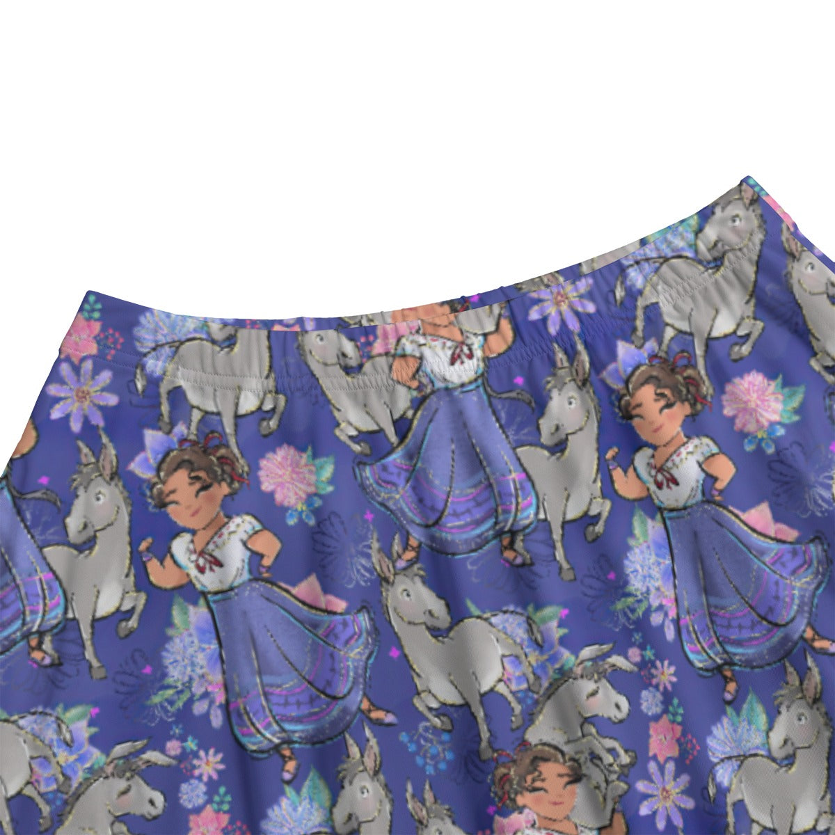 Whimsical Strong Heroine - Women's Pocket Midi Skirt