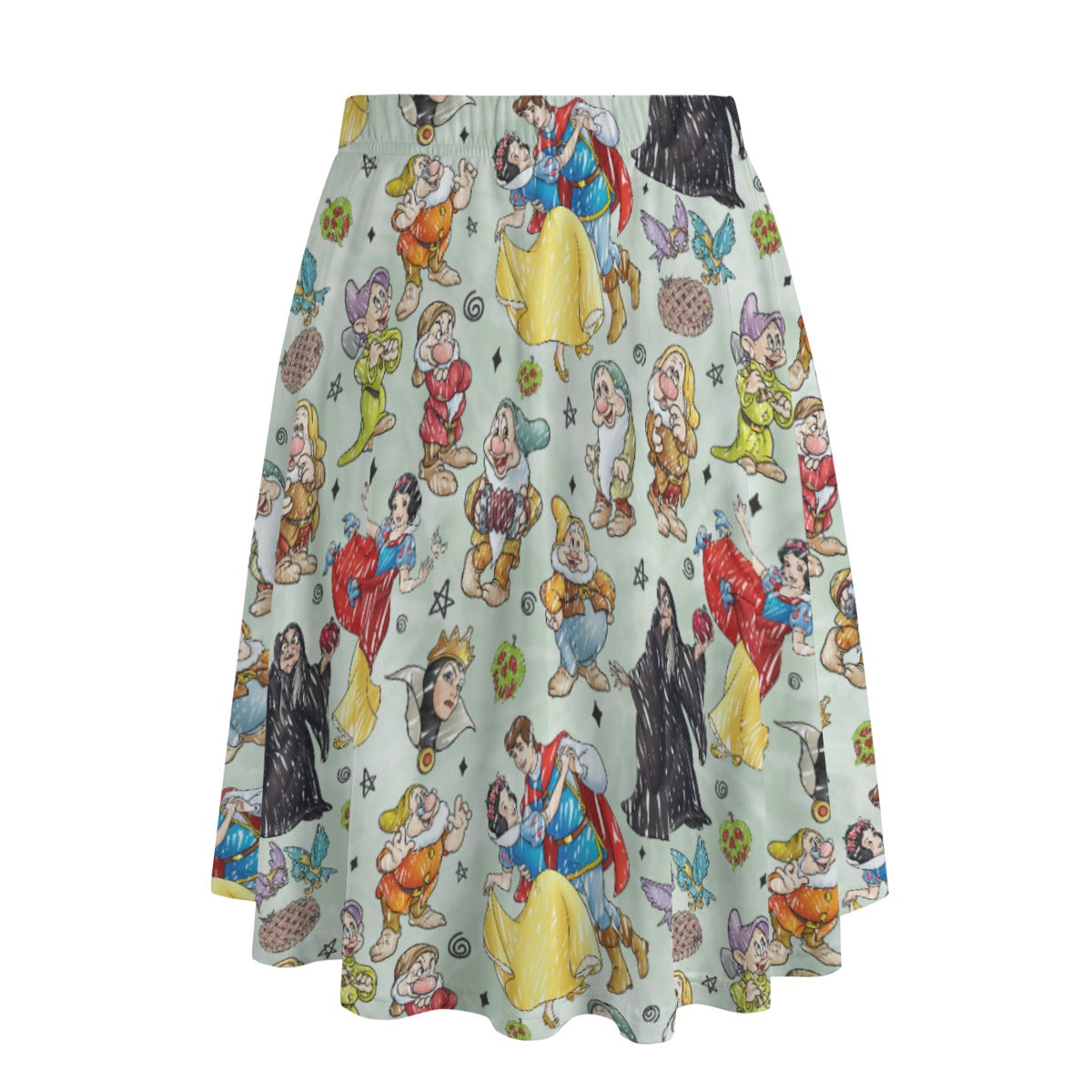 Fairest Crew Sketch - Women's Pocket Midi Skirt