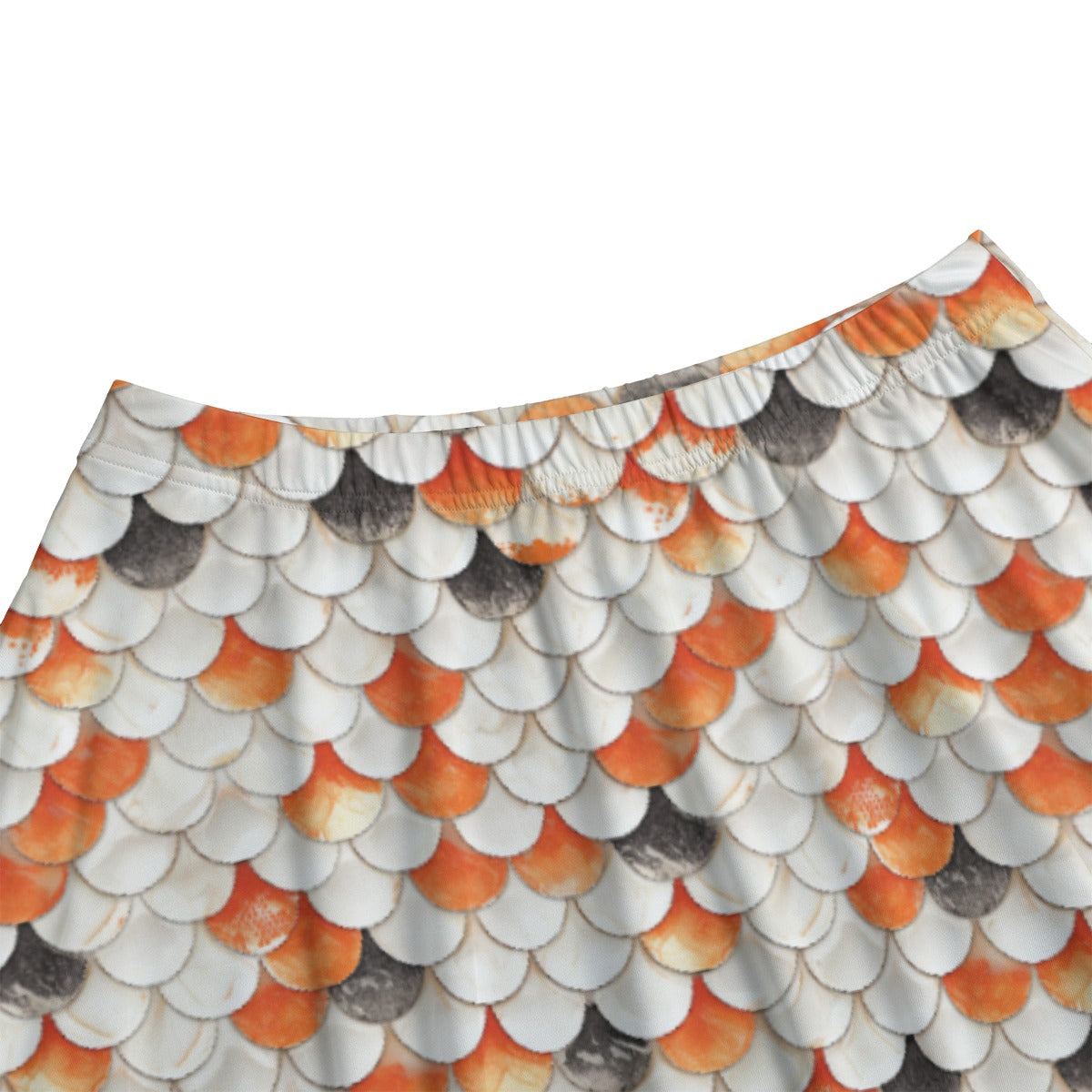 Animal Print - Koi Fish - Women's Pocket Midi Skirt