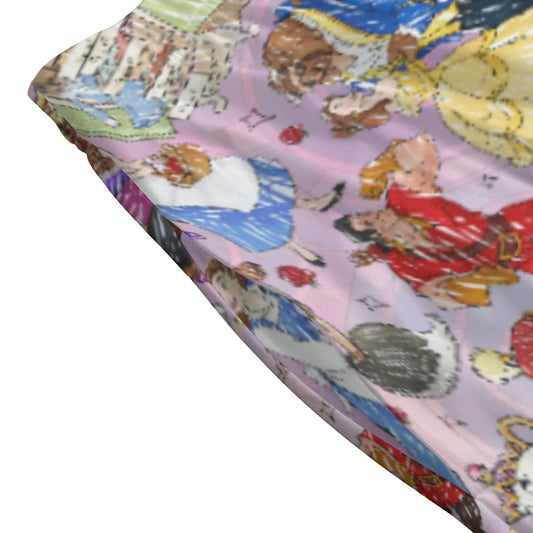 Enchanted Tale Sketch - Women's Pocket Midi Skirt