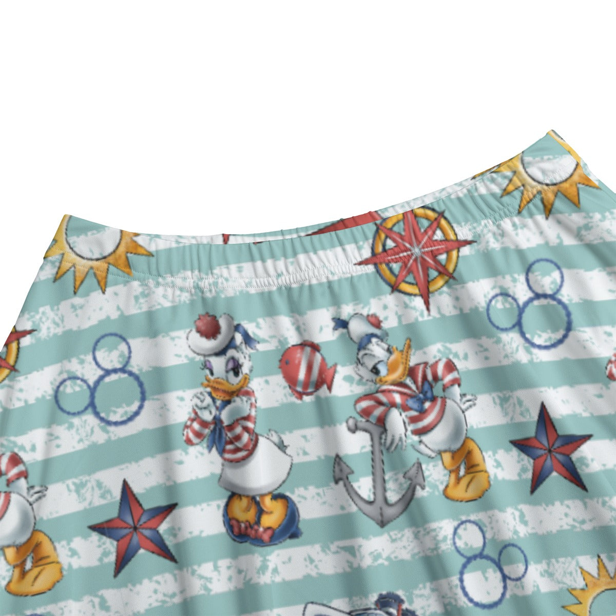 Sailor Duo on Deck - Women's Pocket Midi Skirt