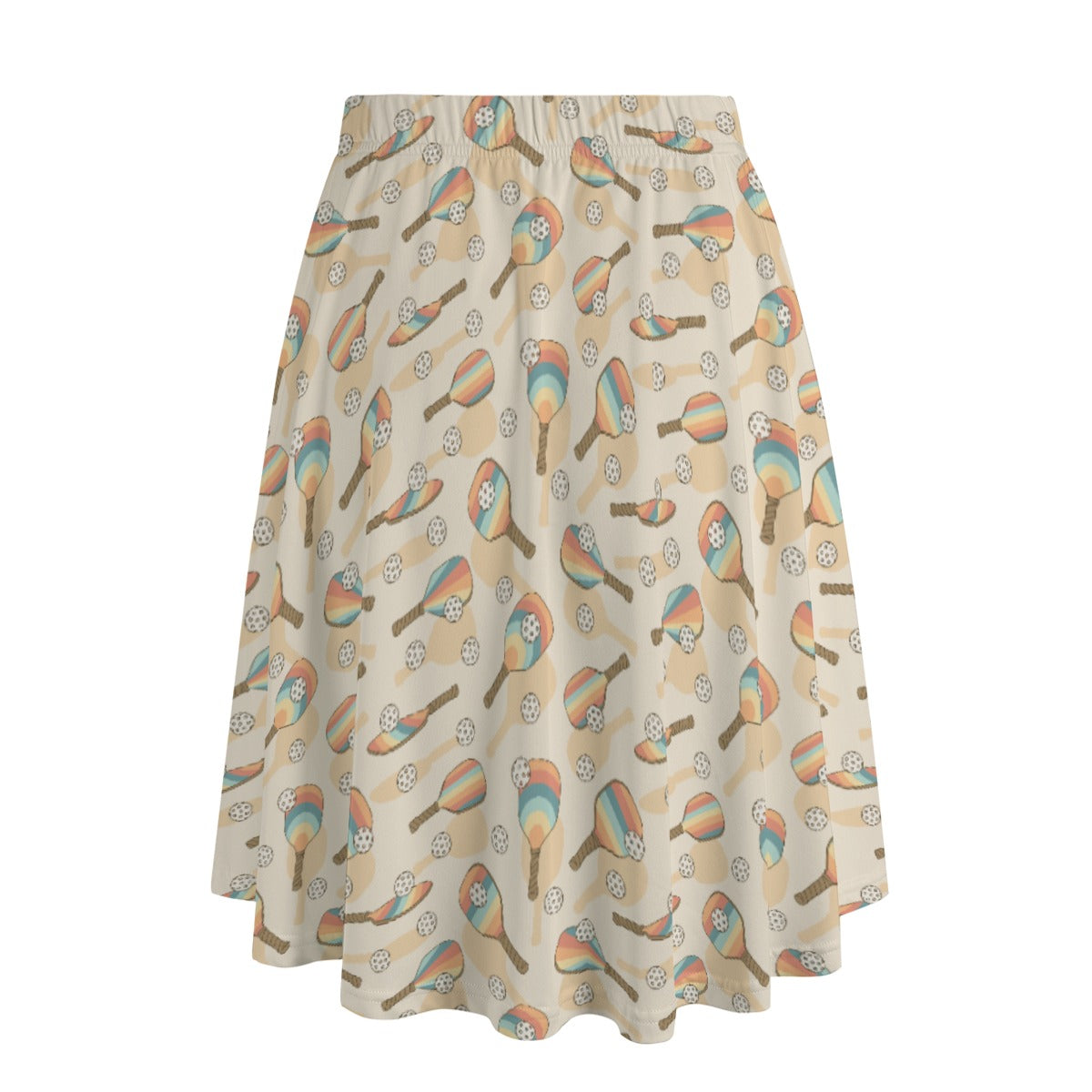 Retro Pickleball Volley - Women's Pocket Midi Skirt