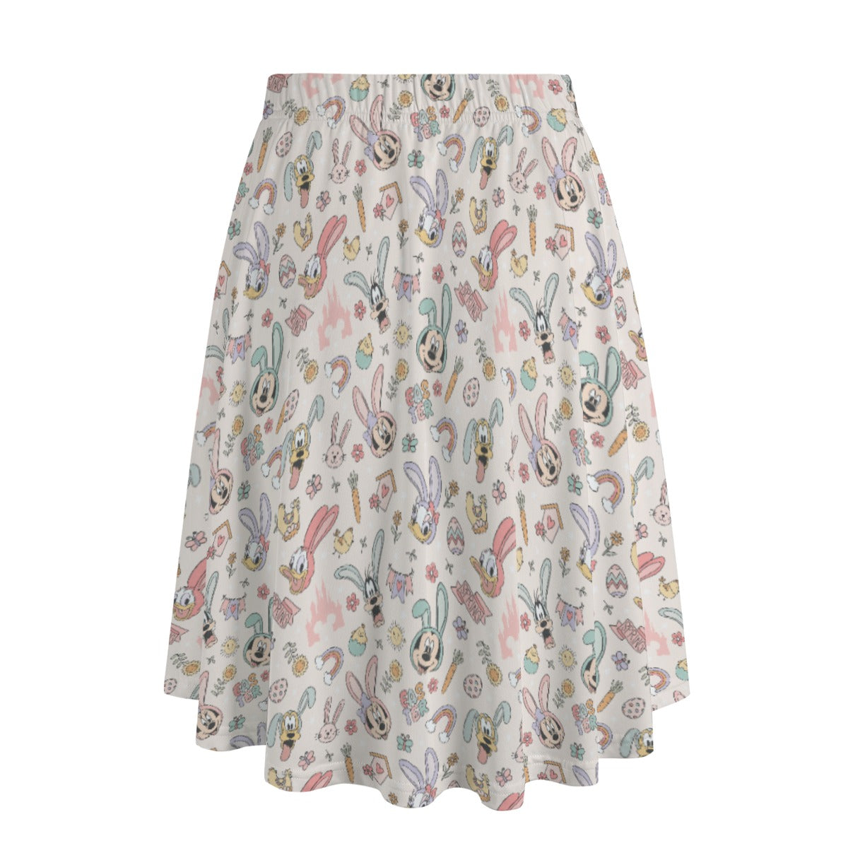 Springtime Friends Celebration - Women's Pocket Midi Skirt