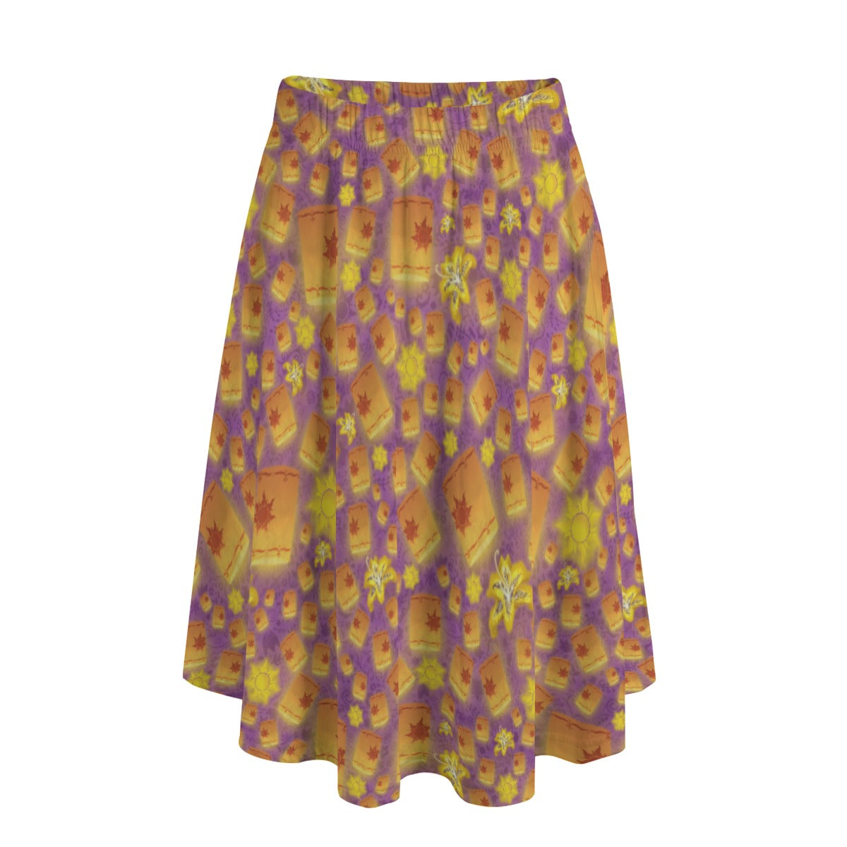 Lantern Glow Festival - Women's Pocket Midi Skirt