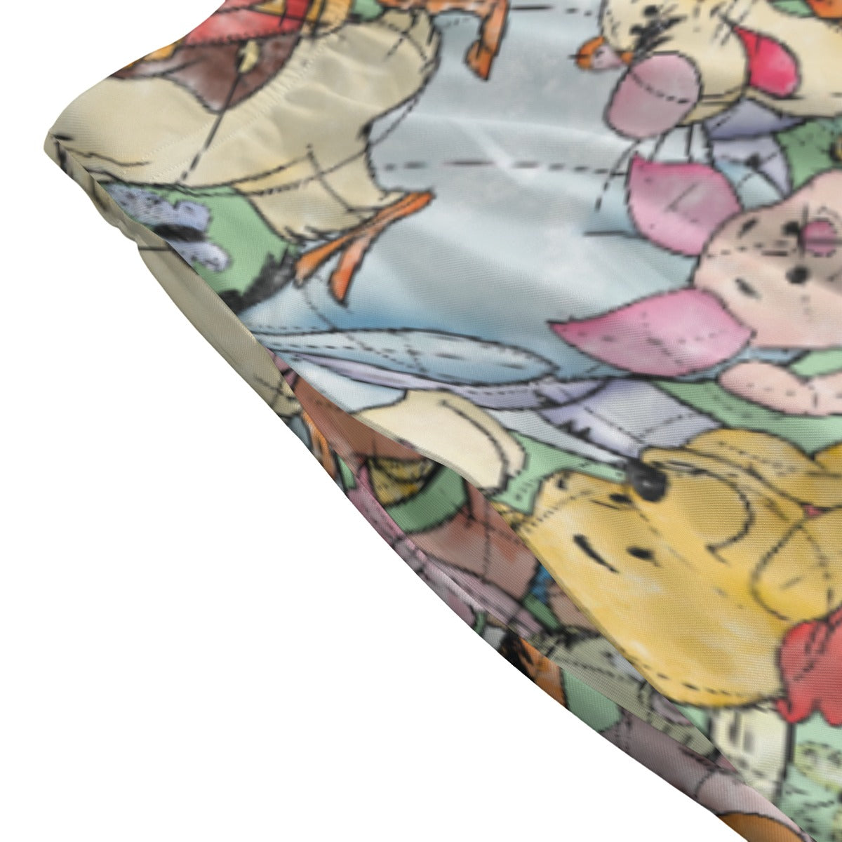 Sketched Hundred Acre Crew - Women's Pocket Midi Skirt
