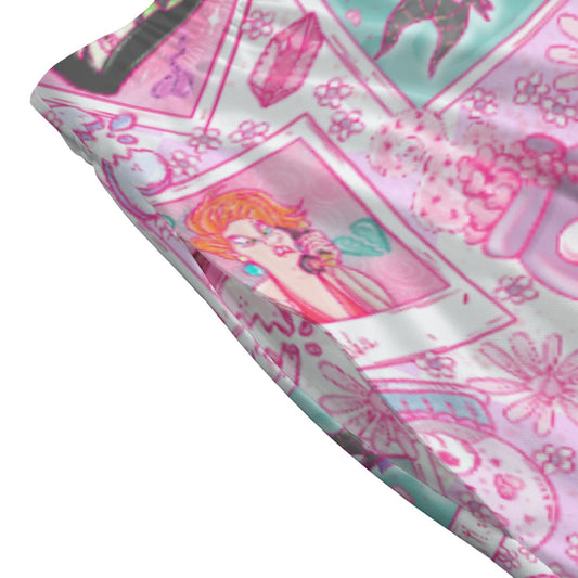 Poisoned Heart Villaintine - Women's Pocket Midi Skirt