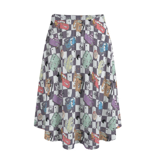 Halloween Racing Crew - Women's Pocket Midi Skirt