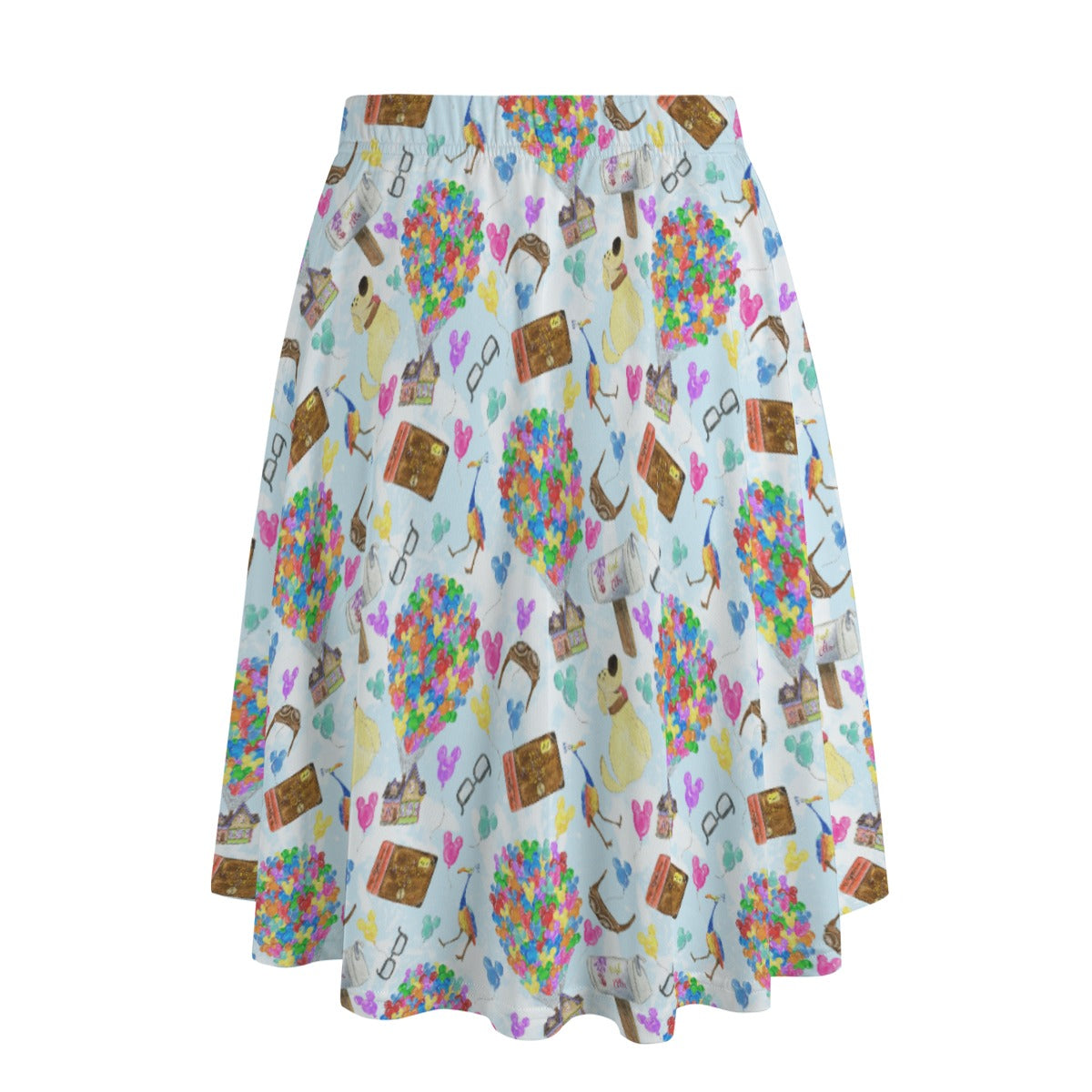 Up Adventure Icons - Women’s Pocket Midi Skirt