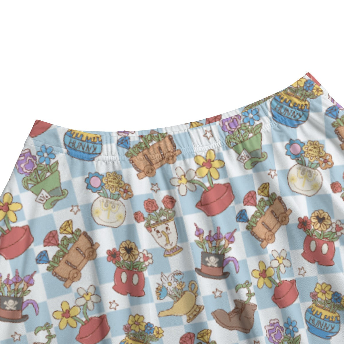 Flourishing Fairytale Pots - Women's Pocket Midi Skirt