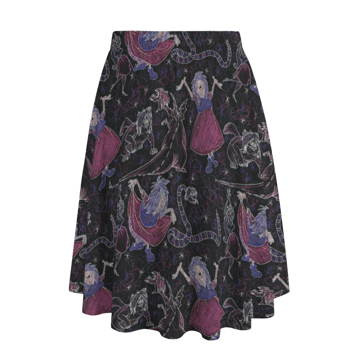 Marvelous Magical Mim - Women's Pocket Midi Skirt