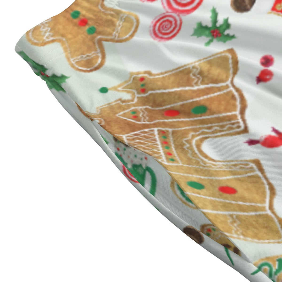 Gingerbread Castle Holiday Treats - Women's Pocket Midi Skirt