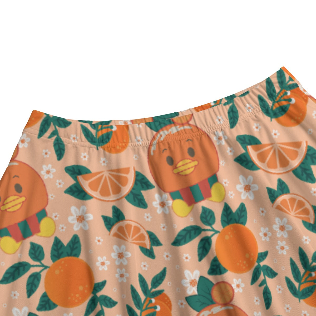 Juicy Citrus Friend - Women's Pocket Midi Skirt