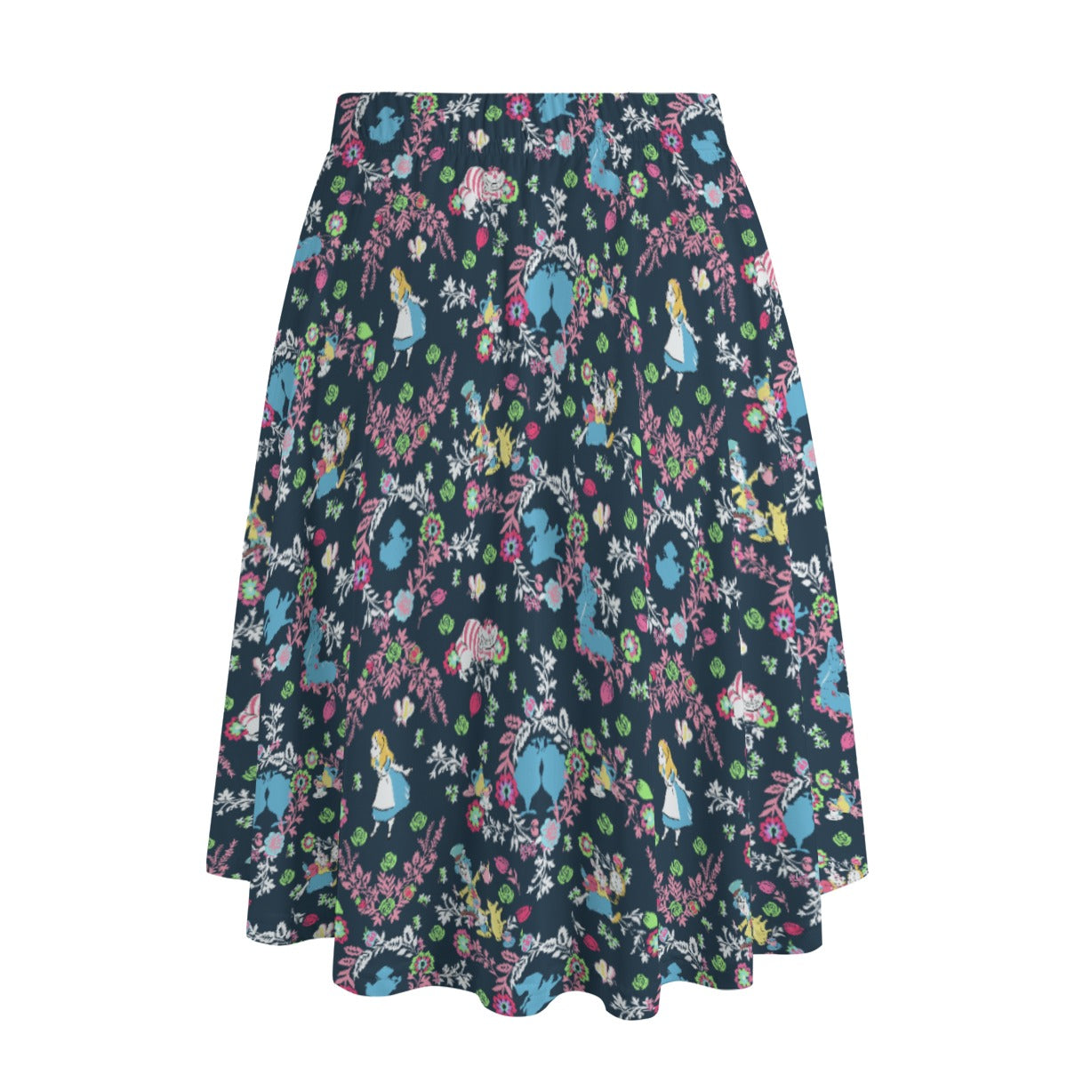 Garden Whimsy - Wonderland Dreams - Women's Pocket Midi Skirt