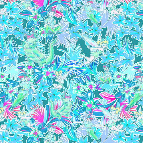 Bright Floral Flight - Neverland Adventure