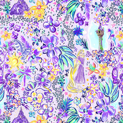 Bright Tropical Princess - Rapunzel