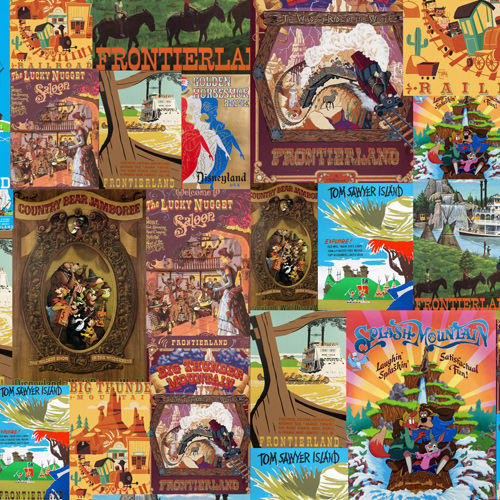Vintage Frontier Ride Posters