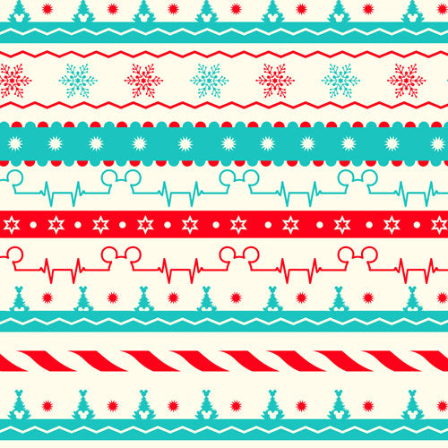 Christmas Candycane Disney Heartbeat
