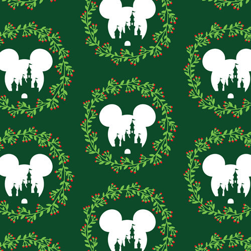 Disney Castle Christmas Wreath