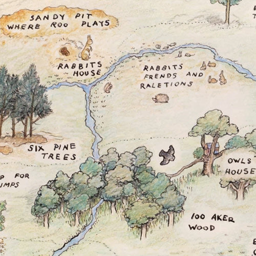 Hundred Acre Map