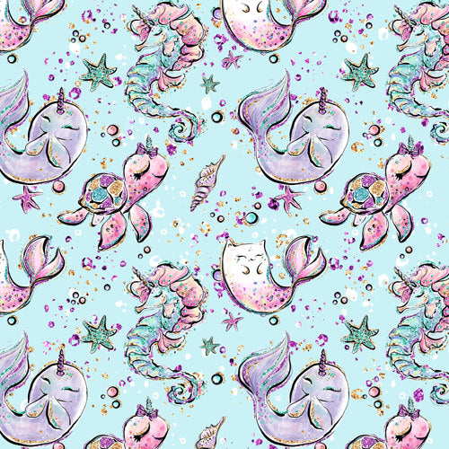 Mermaids Please Underwater Friends
