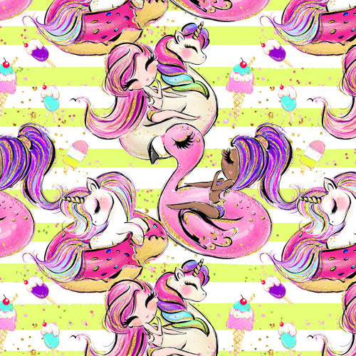 Pool Party Unicorns & Donuts