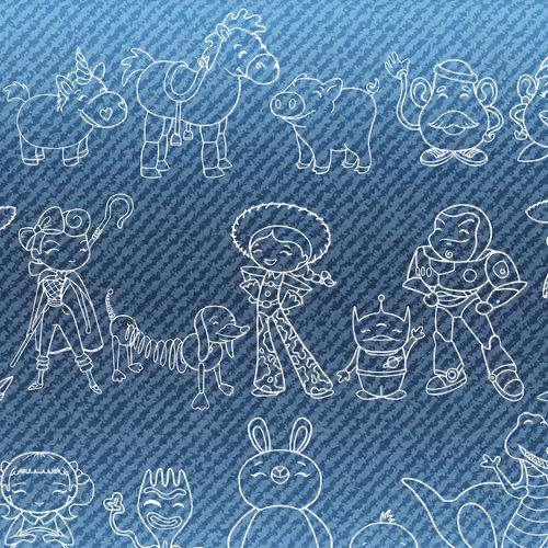 Toy Story Line Drawings
