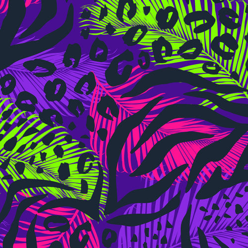 Neon Animal Print