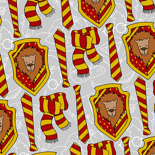 Brave House Shields - Red & Gold