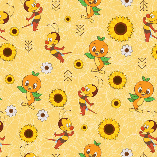 Cheerful Bee & Citrus Bird