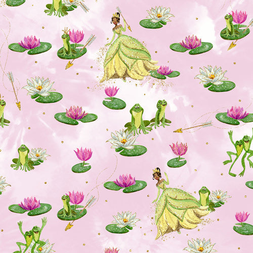 Watercolor Bayou Princess & Frog