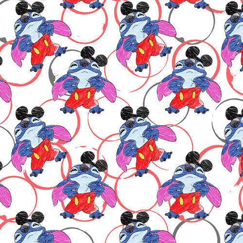 Stitch Dresses Up As Mickey