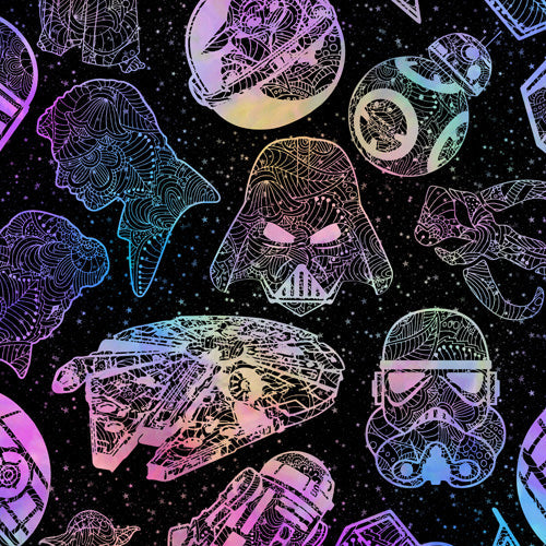 Watercolor Galactic Mandalas
