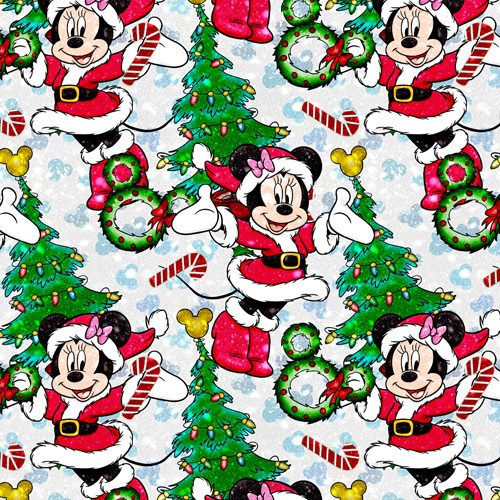 Santa Mouse with Sparkle