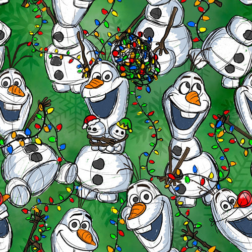 Sketched Snowman Christmas
