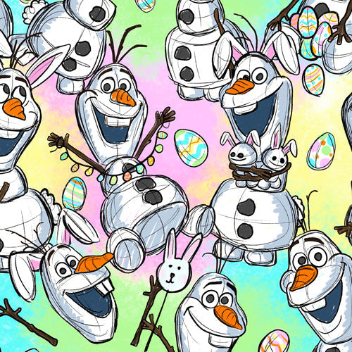 Sketched Snowman Easter