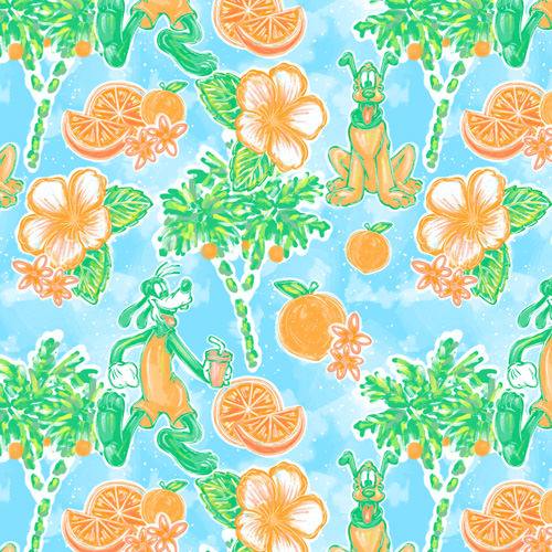 Neon Tangerine Island Pals