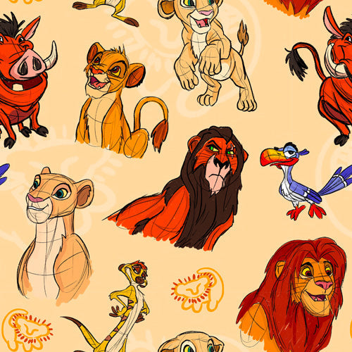 Sketched Savanna Friends