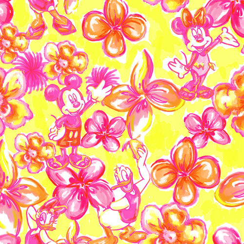 Neon Tropical Floral Friends