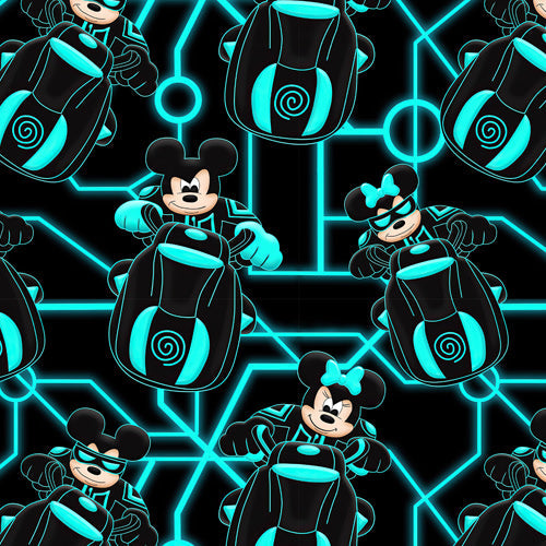 Electric Neon Grid Adventure
