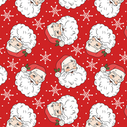 Retro Christmas Vintage Winking Santa Claus