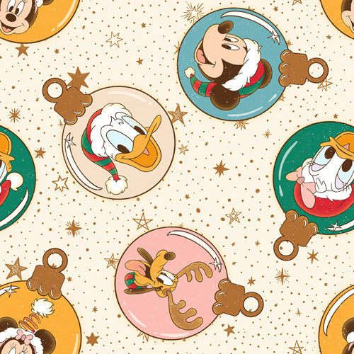 Golden Holiday Baubles