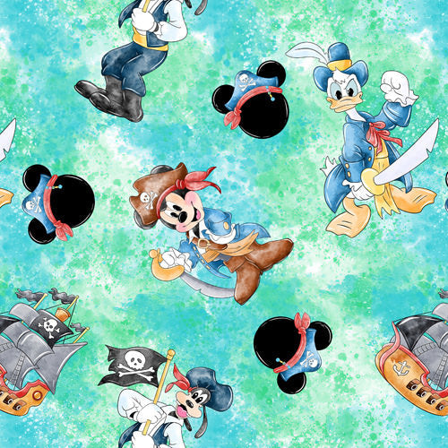 Pirate Crew Watercolor Adventure