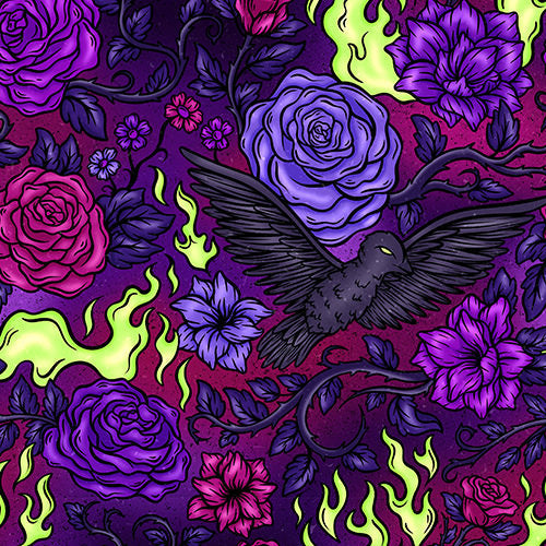 Fairytale Florals - Dark Enchantress