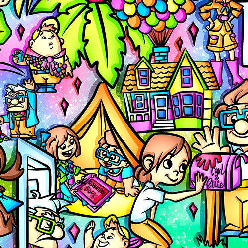 Balloon House Adventure Scenes