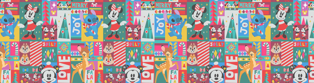 Mouse Christmas Colorblock collection header