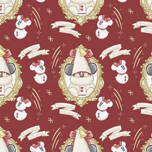 Mouse and Bow Snow Gnomes design thumbnail
